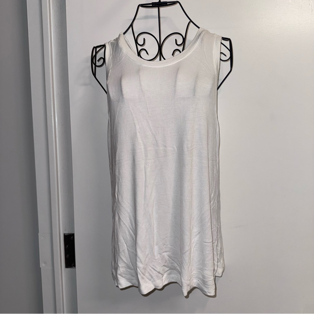 NWOT Michael Stars Soft White Tank Top